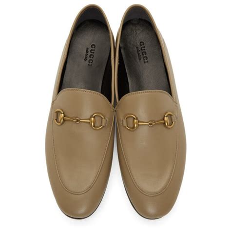 gucci brixton loafer taupe|Gucci brixton loafer women's sale.